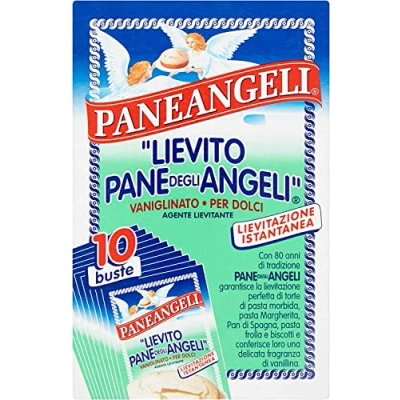 Image of Pan degli angeli 3x Paneangeli Dry Yeast with Vanilla for Cakes 10 Sachets Biscuits Cookies