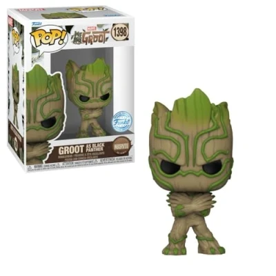 Image of Funko Pop Groot as Black Panther Special Edition 1398