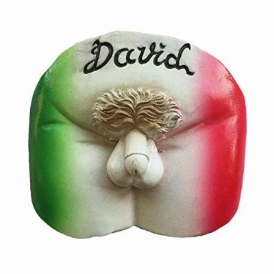 Image of Statue of David Florence Italy Fridge Magnet Souvenir Gift Home &amp; Kitchen Decoration Magnetic Sticker Firenze Refrigerator Collection
