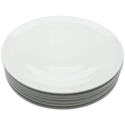 Image of Genware NEV 162932 Royal Pizza Plate, 32 cm, White (Pack of 6)