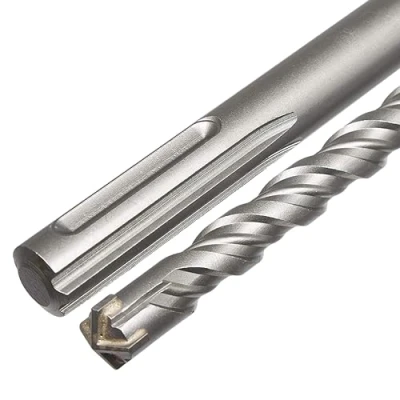 Image of UK Drills 1 x 38.0mm 550mm SDS Max Hammer Drill Bit Tungsten Carbide Tip Double Flute Spiral Granite Concrete Tiles Masonry