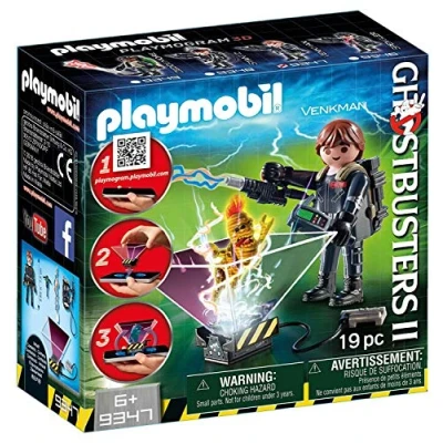 Image of PlayMOBIL 9347 Ghostbusters™ Ghostbuster Peter Venkman, Fun Imaginative Role Play, PlaySets Suitable for Children Ages 4+