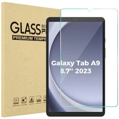 Image of ProCase 1 Pack for Galaxy Tab A9 8.7 Inch 2023 Screen Protector X110/X115/X117, Tempered Glass Clear Film Guard 8.7&quot; SM X110/X115/X117
