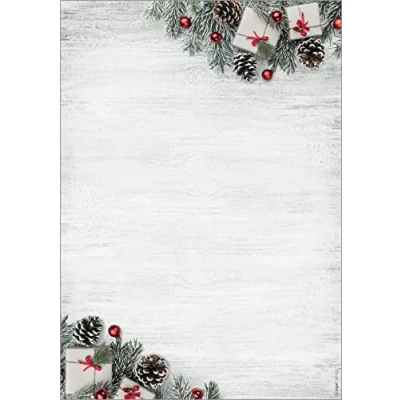 Image of SIGEL DP416 Christmas Motif Papers &quot;Scandinavian Christmas&quot;, 90 gsm, A4, 100 sheets