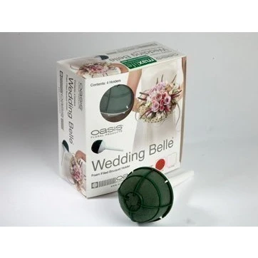 Image of 5cm Wedding Belle Bouquet Holders for Fresh Flowers Pack of 4