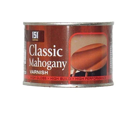 Image of 4 x Classic Mahogany Varnish 180ml Paint Gloss Car Home Metal Wood Brick