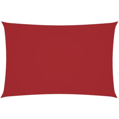 Image of vidaXL Sunshade Sail Oxford Fabric Rectangular 2x4 m Red
