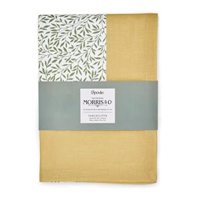 Image of Morris &amp; Co Standen 140cm x 180cm Cotton Tablecloth
