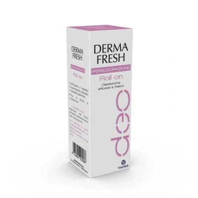 Image of Dermafresh Hypersweating Roll On Deodorant, Fresh, No Alcohol and Preservative to Regulate Excess Body Sweating 75 ml
