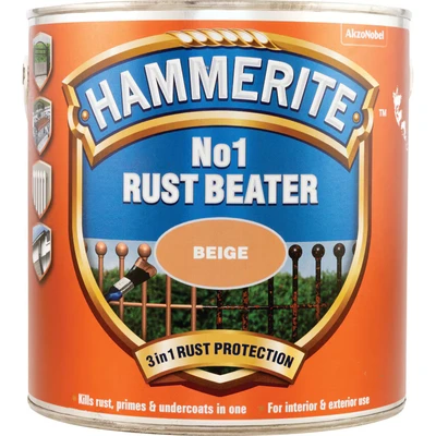 Image of Hammerite 5084842 No.1 Rust Beater Beige 2.5Litre