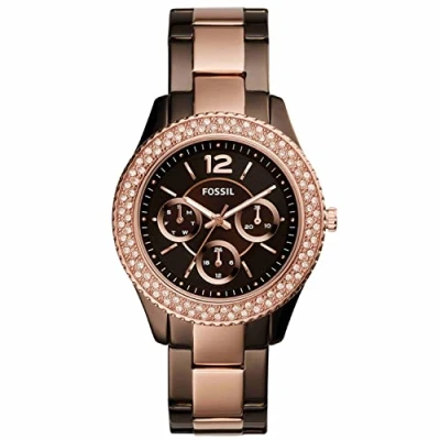 Image of Fossil Women&#039;s Analog Quartz Watch with Stainless Steel Strap ES4079