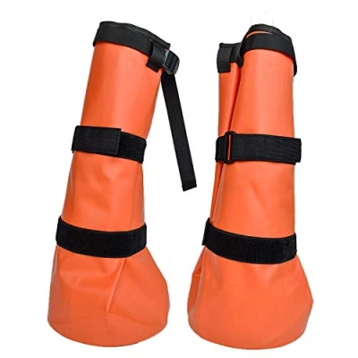 Image of yeezo Hoof Soaking Bag Horse Boot Hooves Wrapped Easy Soaker Treating Bags with EVA Pad Pack of 2