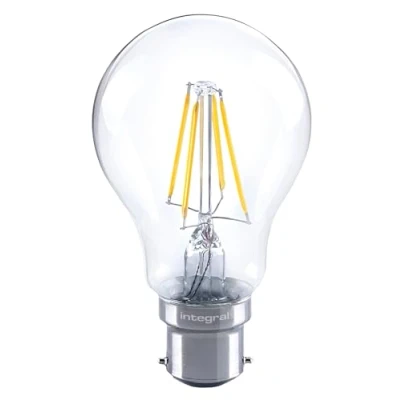 Image of Classic Globe (GLS) Filament B22 Bayonet DIMMABLE LED Bulb 4.5W (40W) 2700K.