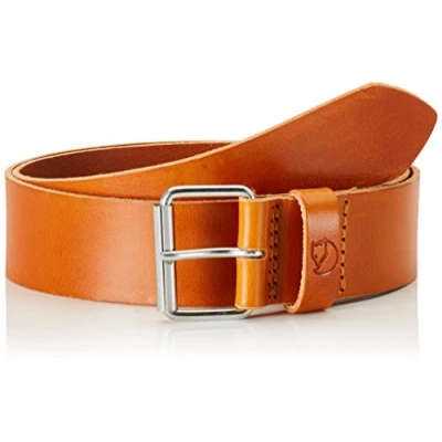 Image of FJÄLLRÄVEN Unisex Singi Belt 4 Cm , Leather Cognac, 110 EU