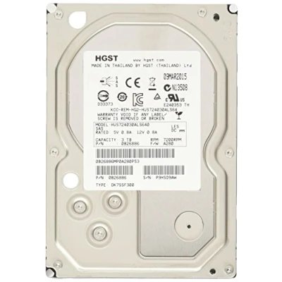 Image of HGST Ultrastar 7K4000 HUS724030ALS640 Hard Drive Internal (0B26886)