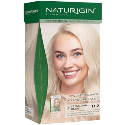 Image of Extreme Ash Blonde Hair Dye 11.2 with Natural Ingredients No Ammonia
