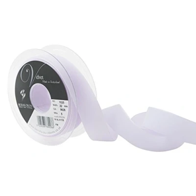 Image of Berisfords Velvet Ribbon, Lilas Clair, 10.2 x 3 cm