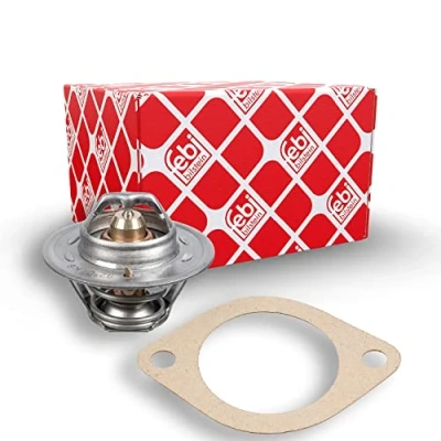 Image of 6173232, 6526879 Engine thermostat FEBI BILSTEIN 106240 92C with seal FORD: FIESTA 4, KA Hatchback, ORION 3