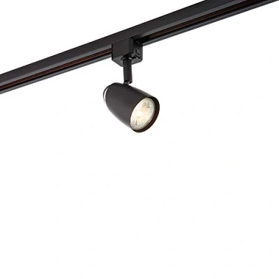 Image of Saxby 71899 Monte Matt Black IP20 Indoor GU10 Track Head Spotlight