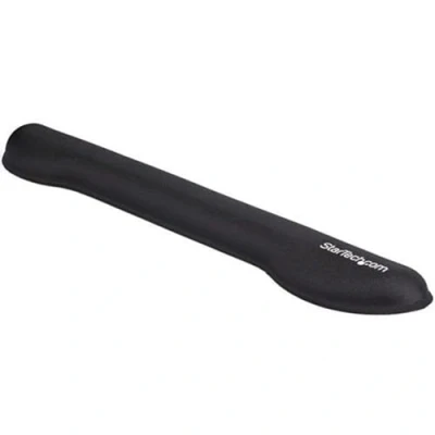 Image of StarTech.com Foam Keyboard Wrist Rest for Ergonomic Typing Support Padded Non Slip Cushion Laptop or Desktop Computer Wrist, Hand &amp; Arm Soft Black Nylon Pad (WRSTRST)