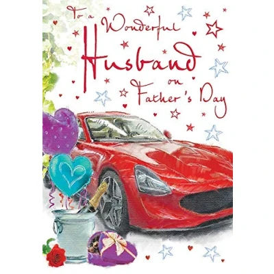 Image of Piccadilly Greetings Father&#039;S Day Card Husband 9 x 6 Inches Regal Publishing