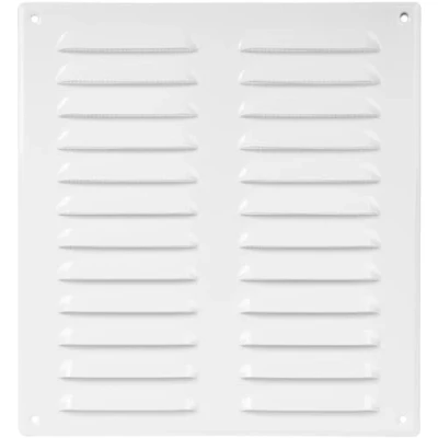Image of 10&quot; x 11&quot; Inch / 260 280 mm White Air Vent Cover Quality Steel Return Grilles for Ceiling and Sidewall HVAC with Insect Protection Screen (10.23&#039;&#039;x11.02&#039;&#039; Inch, White)