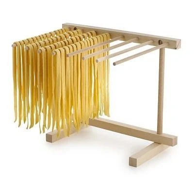 Image of lakeland Wooden Collapsible Pasta &amp; Spaghetti Drying Rack