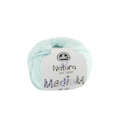 Image of DMC Natura Medium Yarn, 100% Cotton, Colour (137), Blue, 50g