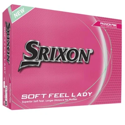 Image of Srixon soft feel LADY Golf ball for ladies Low compression and easy high launchUltra Ideal moderate swings increased precision