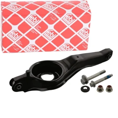 Image of 1548460, 1548460S1 Suspension Arm FEBI BILSTEIN 47014 with attachment material Rear Axle Left, Right, Lower Control Sheet Steel