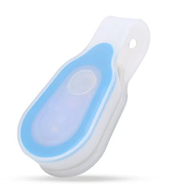 Image of Keenso Outdoor Silicone Clip Light Safety Attach LED On Night (Blue) riding lights