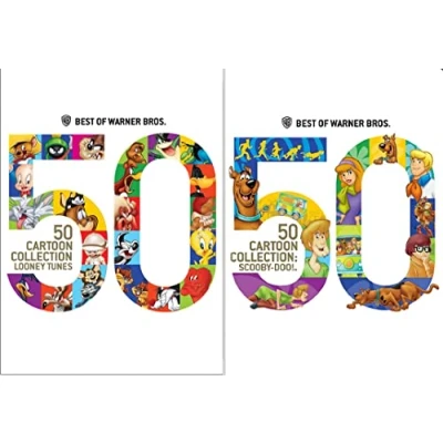 Image of Best of Warner Bros. 100 Cartoon Bundle: Looney Tunes 50 Collection / Scooby Doo! (DVD 2 Pack)