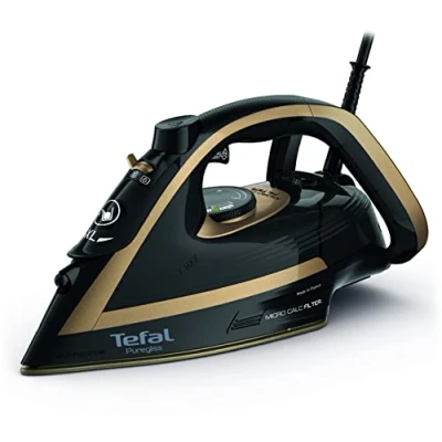 Image of Tefal FV8066 Pure Gliss Steam Iron 3000 W Black/Blue