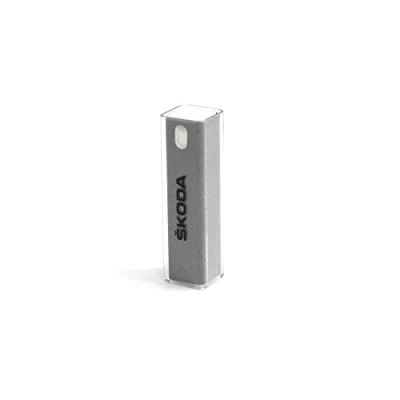 Image of Skoda 000096311T Display Cleaner 2 in 1 Touch Cleaning Cloth Infotainment Screen Microfibre Case