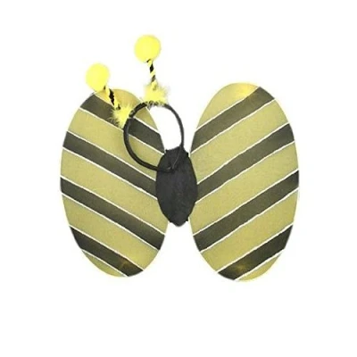 Image of GIZZY® Pair of Bumble Bee Wings with Deeley Boppers on Headband