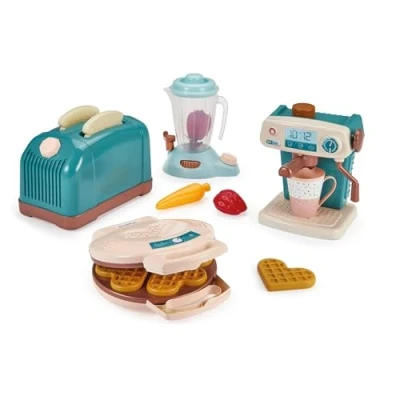 Image of Jouets Ecoiffier 1683 Super Pack of 4 in 1 Appliances Imitation Game From 18 Months Made France