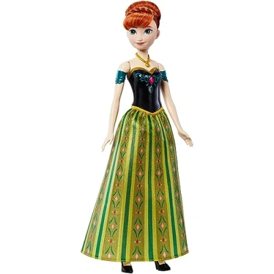 Image of Mattel ​Disney Frozen Toys, Singing Anna Doll in Signature Clothing, Sings “For the First Time Forever from Disney Movie Frozen, Gifts for Kids, HMG41