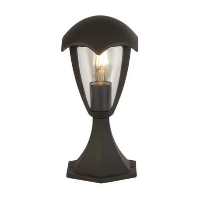 Image of Searchlight Lighting Bluebell Outdoor 1 Light Pedestal, Die Cast IP44