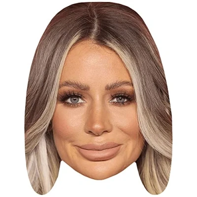 Image of Olivia Attwood (Smile) Celebrity Mask, Flat Card Face, Fancy Dress Mask