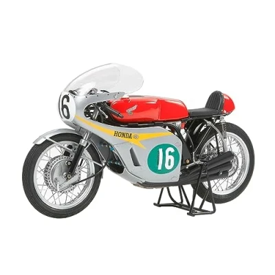Image of TAMIYA 14113 1:12 Honda RC166 GP Racer 1960 Faithful Replica, Plastic Kit, Crafts, Model Assembly, Unpainted, Multi Coloured