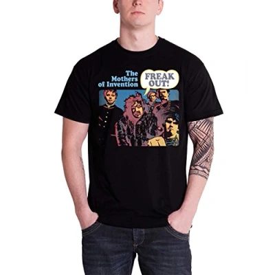 Image of Plastic Head Frank Zappa Freak Out Men&#039;s T Shirt Black Small