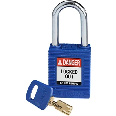 Image of SafeKey Nylon Padlock, 38mm x 84mm 19mm, Blue