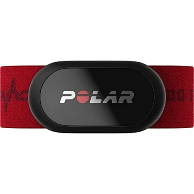 Image of Polar H10 Heart Rate Monitor ANT Plus , Bluetooth Waterproof HR Sensor with Chest Strap Built in memory, Software updates (H10, M XXL,Red Beat)
