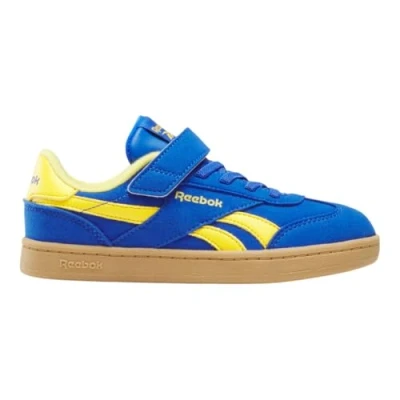 Image of Reebok Classic Smash EDGE Unisex Trainers for kids, Size: 25, Optimumblue/goldenhaze/rgum shoes