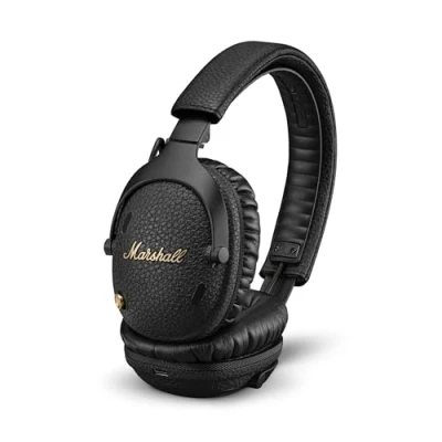Image of MARSHALL Monitor III Wireless Bluetooth Noise Cancelling Headphones Black, Black