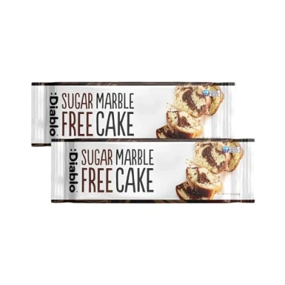 Image of Diablo Sugar Free Marble Cake, 400g (Pack Of 2)