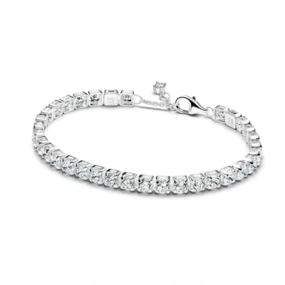 Image of Pandora Women&#039;s Bracelet Sterling Silver 925 593539C01, Cubic Zirconia