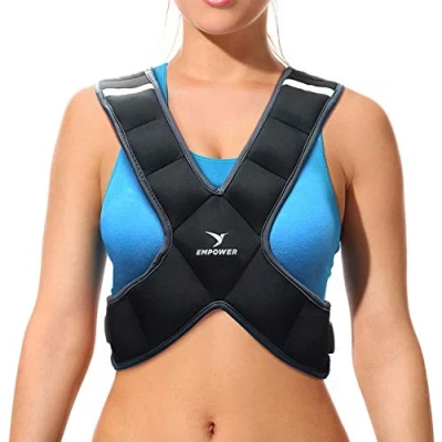 Image of Empower Weighted Vest for Women, Weight Running, Workout, Cardio, Walking, 8lb Adjustable