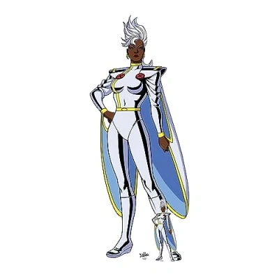 Image of Star Cutouts SC4300: Marvel Legend Storm X Men Cardboard Cutout Perfect for Fans, Parties, and Events Height 184cm