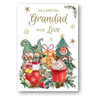 Image of Second Ave Grandad Christmas Winter Gingerbread Xmas Holiday Festive Greetings Card